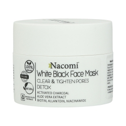 NACOMI White Black Face Mask with activated carbon 50ml