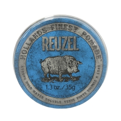 REUZEL Blue Strong Hold High Shine Water Soluble Pomade 35g