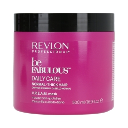 REVLON PROFESSIONAL BE FABULOUS Daily Care Normal/Thick Hair C.R.E.A.M. Mask 500ml