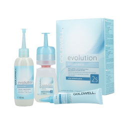 GOLDWELL EVOLUTION Perm-Set 2S Lotion 80ml + Neutraliser 100ml + Inter-fluid 30ml
