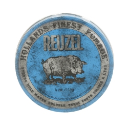 REUZEL Blue Strong Hold High Shine Water Soluble Pomade 113g