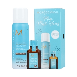 MOROCCANOIL MINI MUST-HAVES DARK TONES Dry Shampoo Dark 65ml + Moroccanoil Treatment 15ml