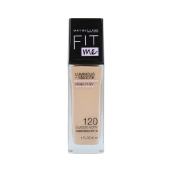 MAYBELLINE FIT ME LUMINOUS + SMOOTH Foundation 120 Classic Ivory 30ml