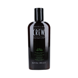 AMERICAN CREW Tea Tree Hair shampoo, conditioner and shower gel 3in1 250ml