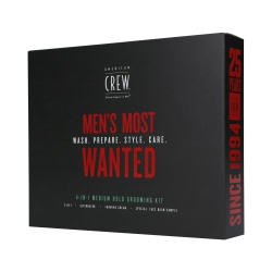 AMERICAN CREW MEN'S MOST WANTED Medium Hold Hair styling kit