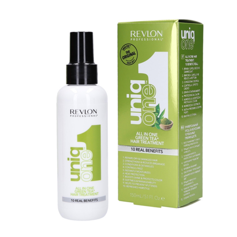REVLON PROFESSIONAL UNIQ ONE ALL IN ONE GREEN TEA Hair Treatment 150ml REVLON PROFESSIONAL UNIQ ONE ALL IN ONE GREEN TEA Hair Treatment 150ml