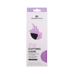 OLIVIA GARDEN Hairdressing cape for children Unicorn Pink