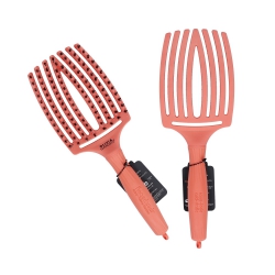 OLIVIA GARDEN FINGERBRUSH Finger Brush Coral, size L