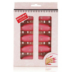 Pink Clips to Remove Nail Acrylic Glitters Hybrid Gel Nail Polish 10 pcs