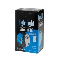 Sibel High-Light Self-Heating Wraps Polyethylene Film For Colouring 10x18 cm 1000 pcs