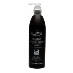 Allwaves Professionnelle Shampoo Chocolate and Keratin Weakened Thin Hair 1000 ml