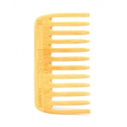 SIBEL BAMBOO B2 WOODEN ANTISTATIC AFRO COMB