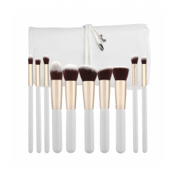 TOOLS FOR BEAUTY Set of 10 make-up brushes - white