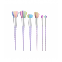 TOOLS FOR BEAUTY Set of 6 unicorn make-up brushes