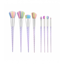 TOOLS FOR BEAUTY Set of 8 unicorn make-up brushes