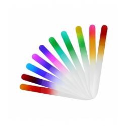 TOOLS FOR BEAUTY Glass nail file rainbow printed