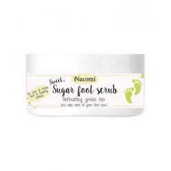NACOMI Refreshing green tea sugar foot scrub 125g