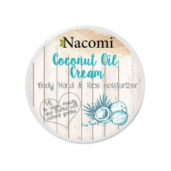 NACOMI Coconut Oil Cream Body, hand & face moisturizer 100ml