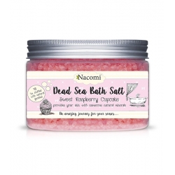 NACOMI Dead Sea bath salt Sweet raspberry cupcake 450g