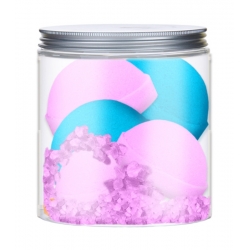 NACOMI Fizzing bath bombs Greece and Raspberry 4pcs
