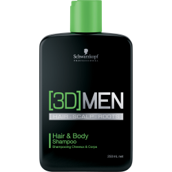 Schwarzkopf Professional - [3D]MEN Hair and Body Shampoo | 250 ml.