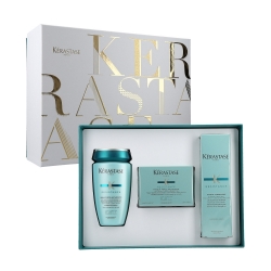 Kérastase - RÉSISTANCE - Set : Shampoo 1-2 + Mask 1-2 + Blow-Dry Milk