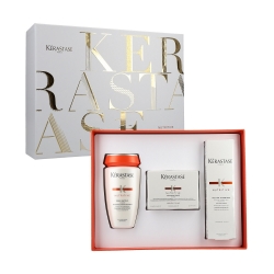 KERASTASE NUTRITIVE Set Bain Satin 2 250ml+Mask 200ml+Thermo Protector 150ml