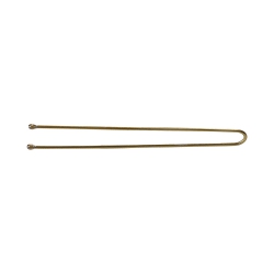 LUSSONI Hair Pins, 6,5 cm, 300 pcs, golden color