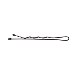 LUSSONI Waved Hair Grips, 4 cm, 250 pcs, black color