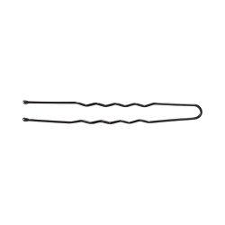 LUSSONI Wavy Hair Pins, 6,5 cm, 300 pcs, black color