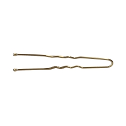 LUSSONI Wavy Hair Pins, 4,5 cm, 300 pcs, golden color