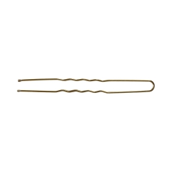 LUSSONI Wavy Hair Pins, 7,5 cm, 300 pcs, golden color