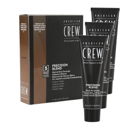 American Crew - Precision Blend Medium Ash (5-6) coverage | 3 x 40 ml.